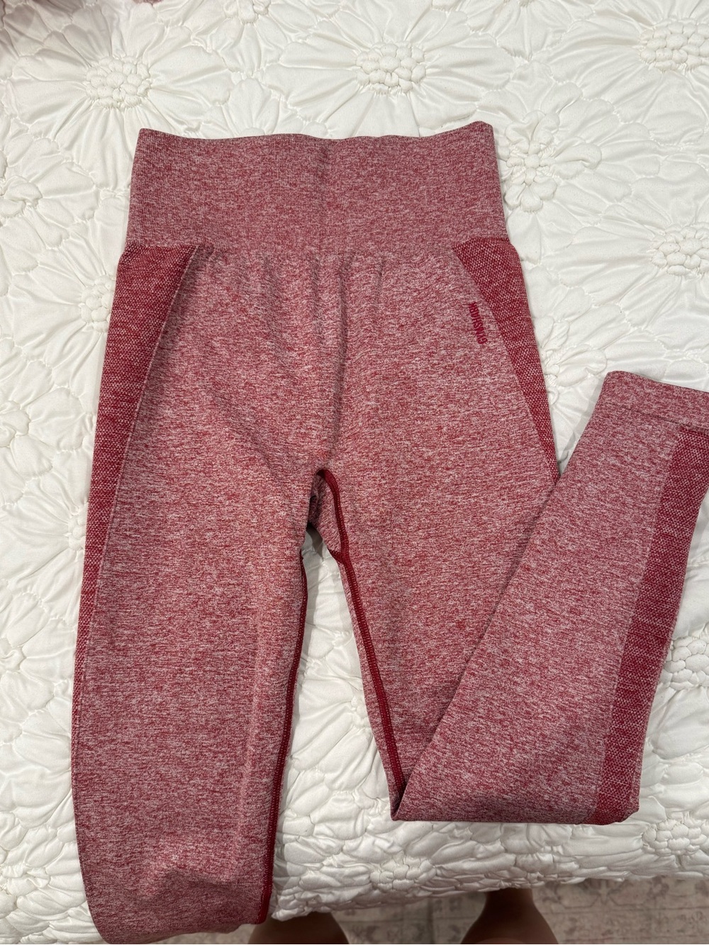 Gymshark Seamless High-Waist Leggings - Heathered Rose